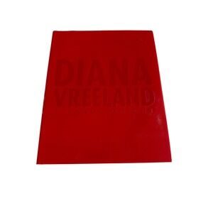 William Morrow Book Red Diana Vreeland Eleanor Dwight First Edition Fashion Bio